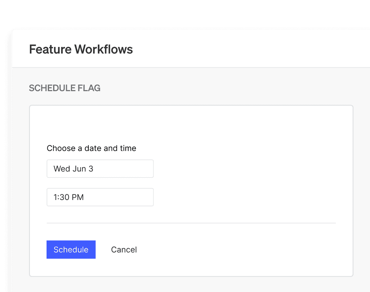 Feature Workflows in LaunchDarkly