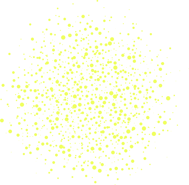 Yellow particle pattern
